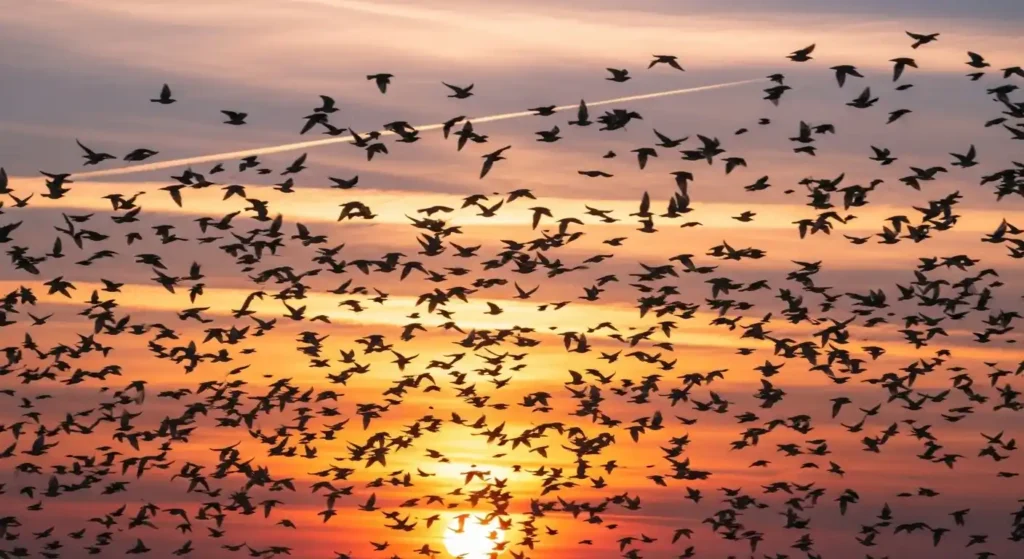 the truth about the spiritual meaning of a flock of birds