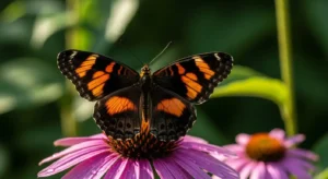 orange and black butterflies in mythology and folklore