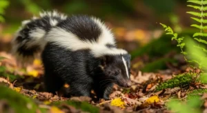 spiritual meaning of a skunk crossing your path