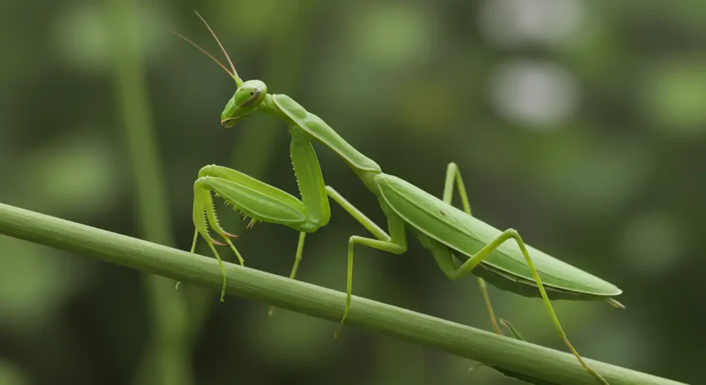 green praying mantis as spirit and power animal