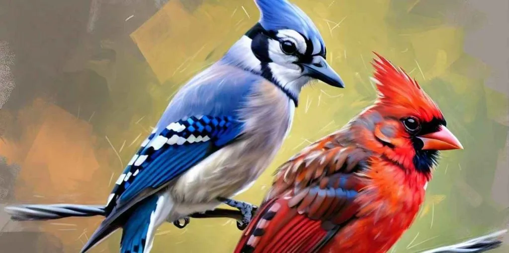 blue jay and cardinal together dream meaning