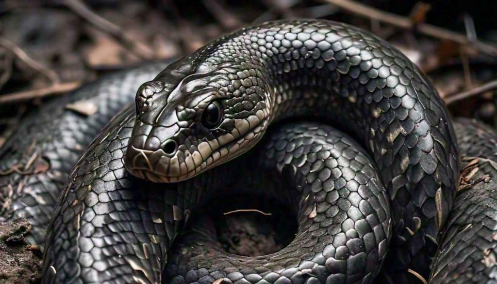 dead black snake meaning spiritual