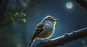 why do birds chirp at night spiritual meaning explanation