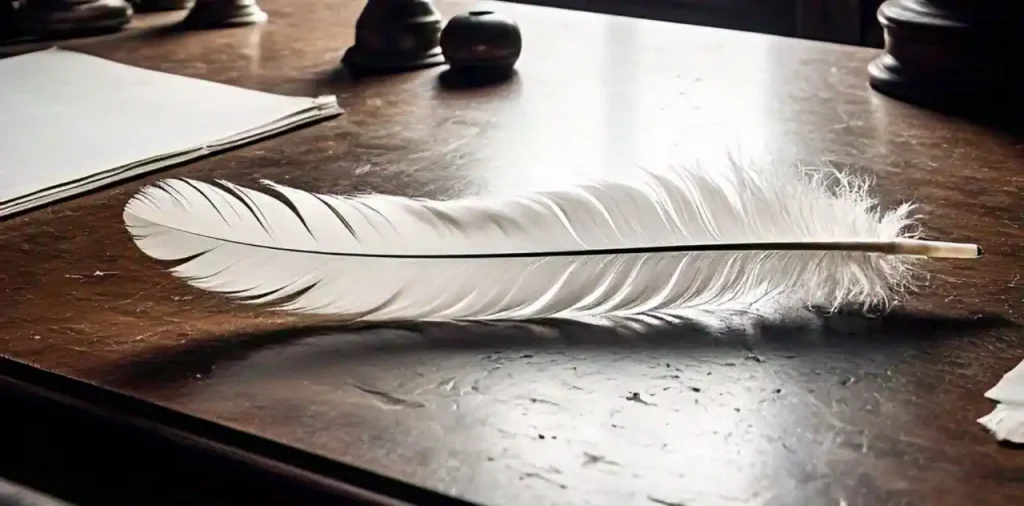 white feather meaning death