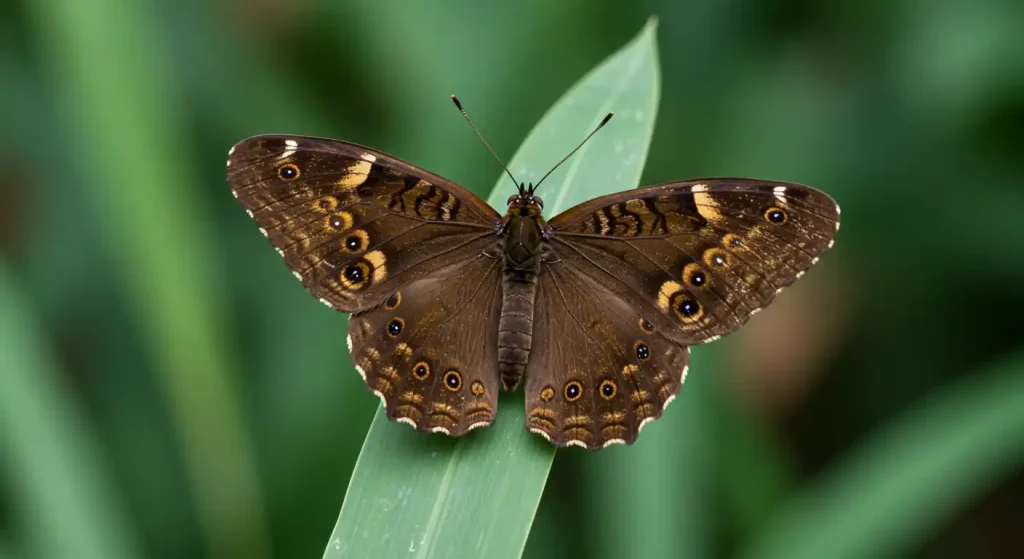 black and brown butterfly meaning