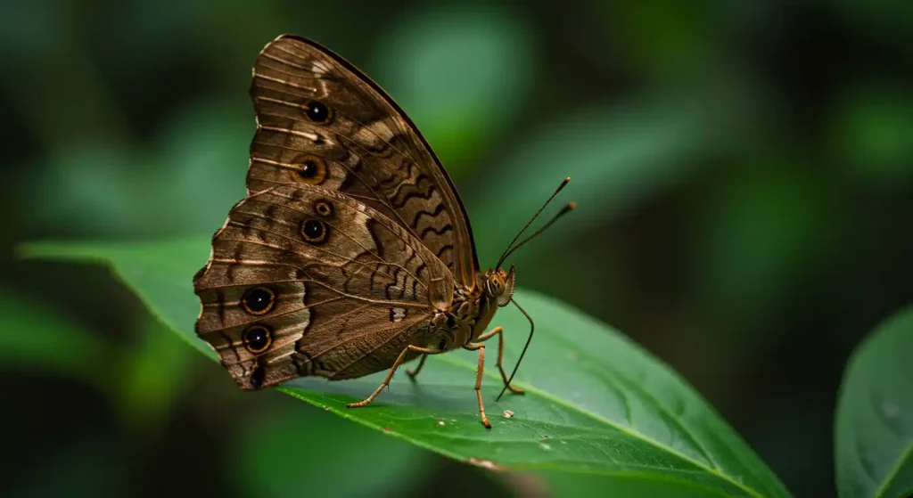 brown butterfly meanings