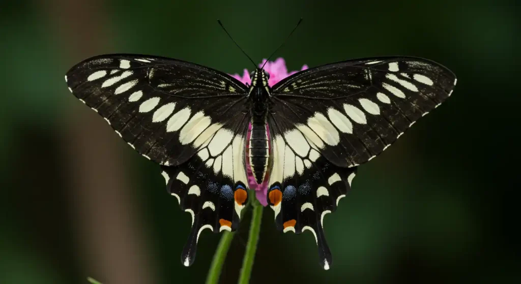 cultural interpretations of black and white butterflies