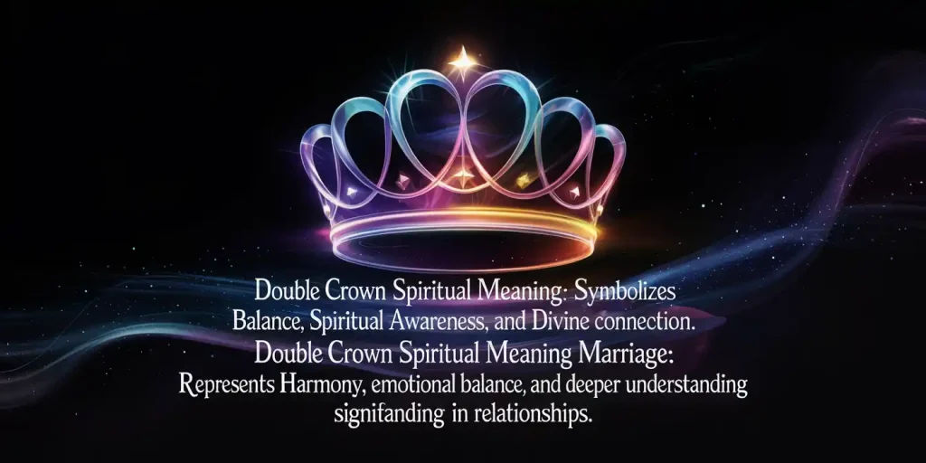 double crown spiritual meaning symbolizes balance, spiritual awareness, and divine connection.