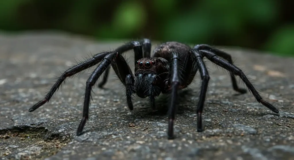 small black spider spiritual meaning
