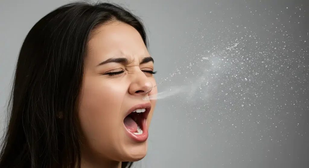 sneezing at night means spiritually