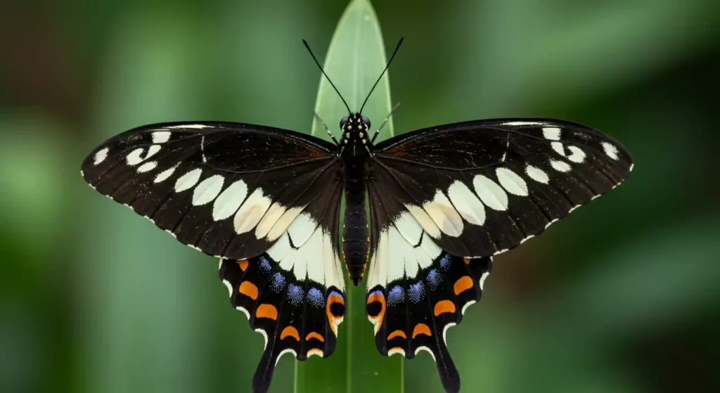 the black, orange, and white butterfly spiritual meaning in the house