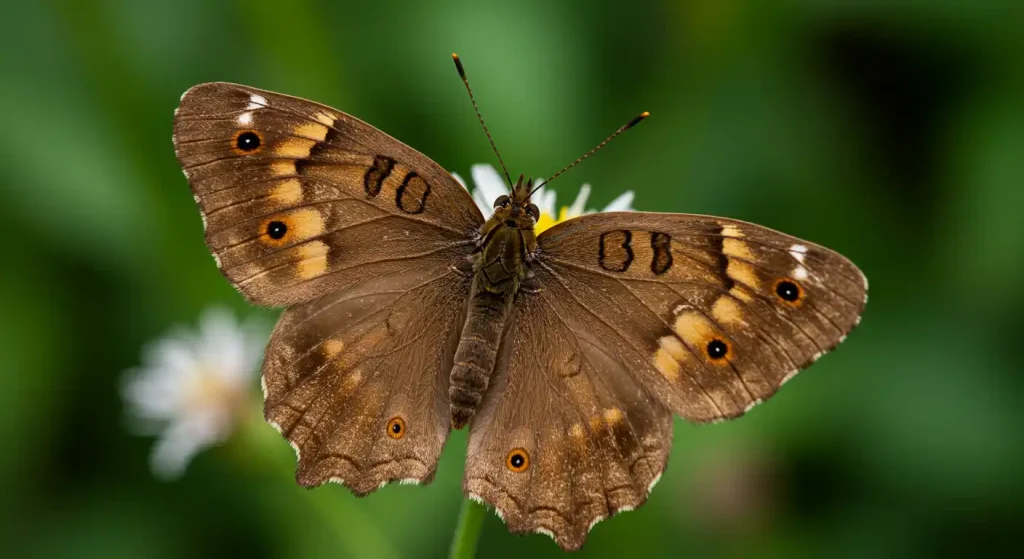 what does it mean when a brown butterfly visits you