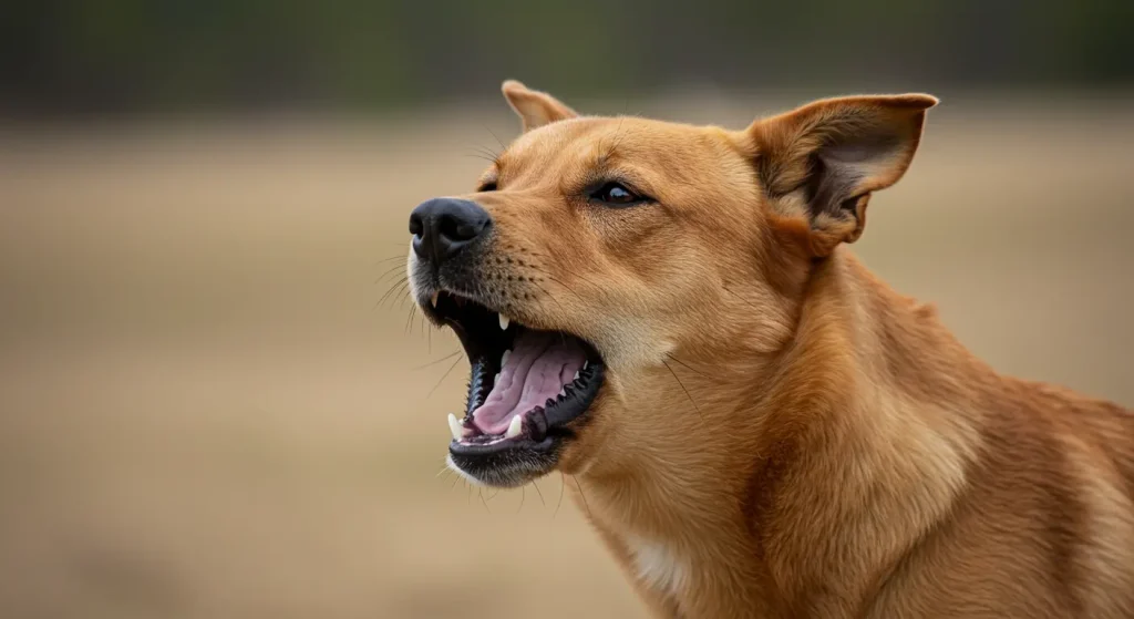 what does it mean when a dog barks at night