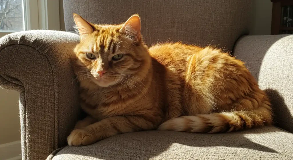 what is the superstition about orange cats