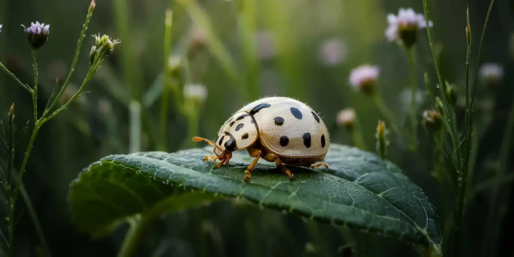 white ladybug spiritual meaning