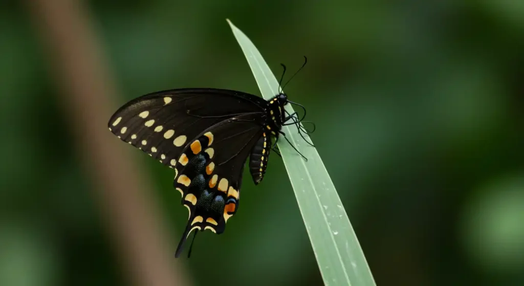 black tiger swallowtail butterfly meaning