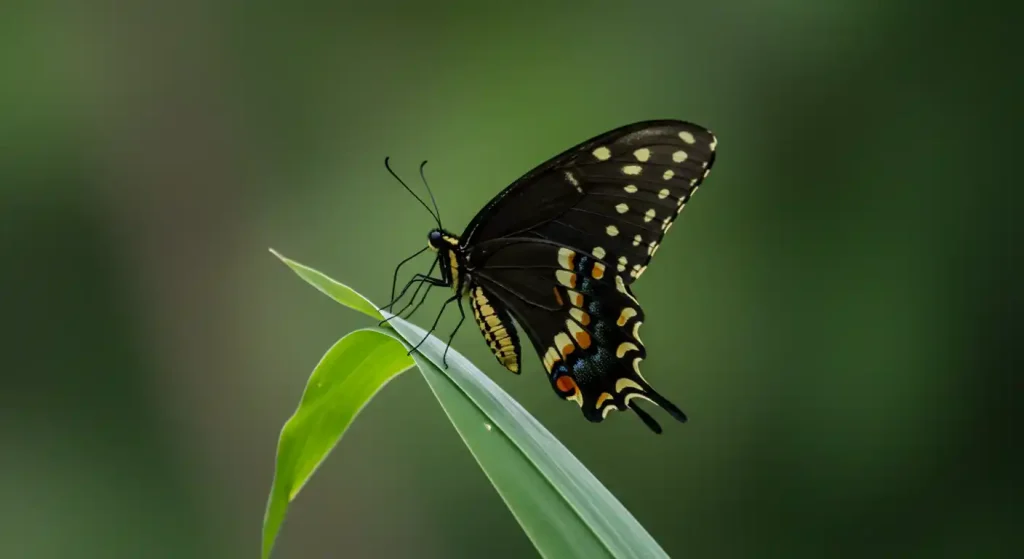 black tiger swallotail butterfly clever mimic deters predators and keeps the butterfly safe.