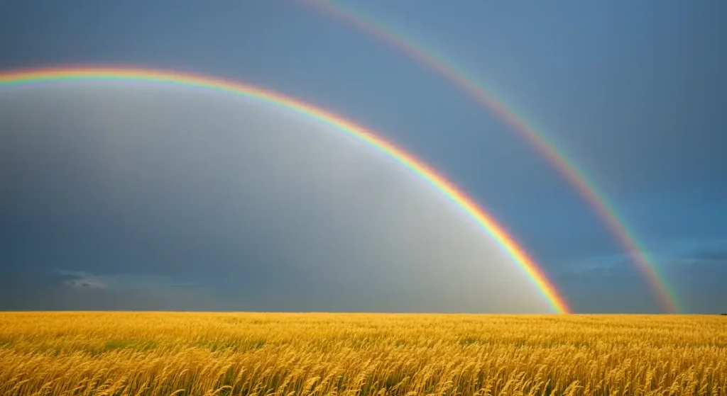 seeing a rainbow without rain meaning spiritual explanations