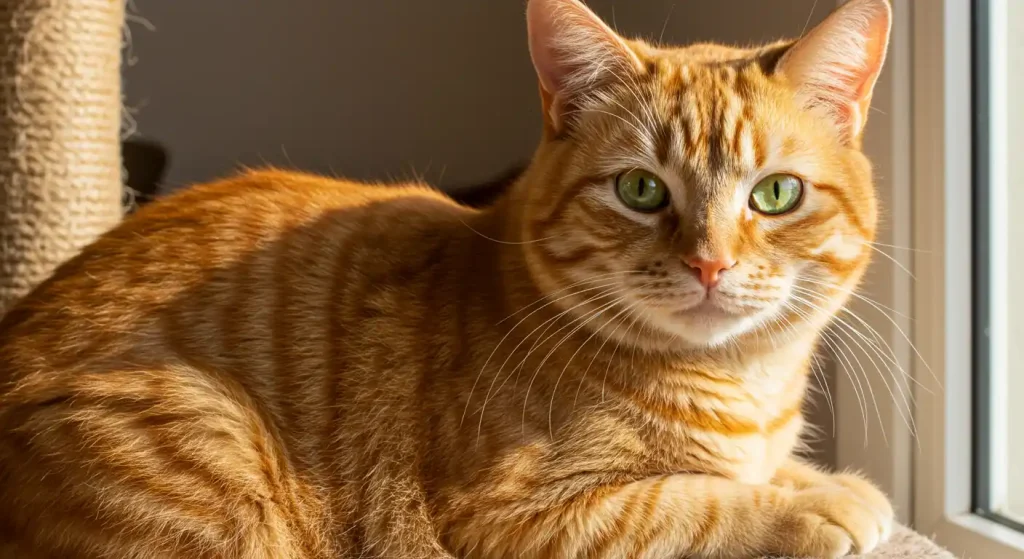 spiritual meaning of an orange cat crossing your path