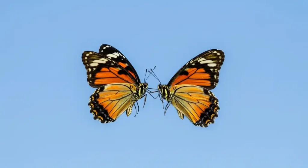 two butterflies flying together spiritual meaning