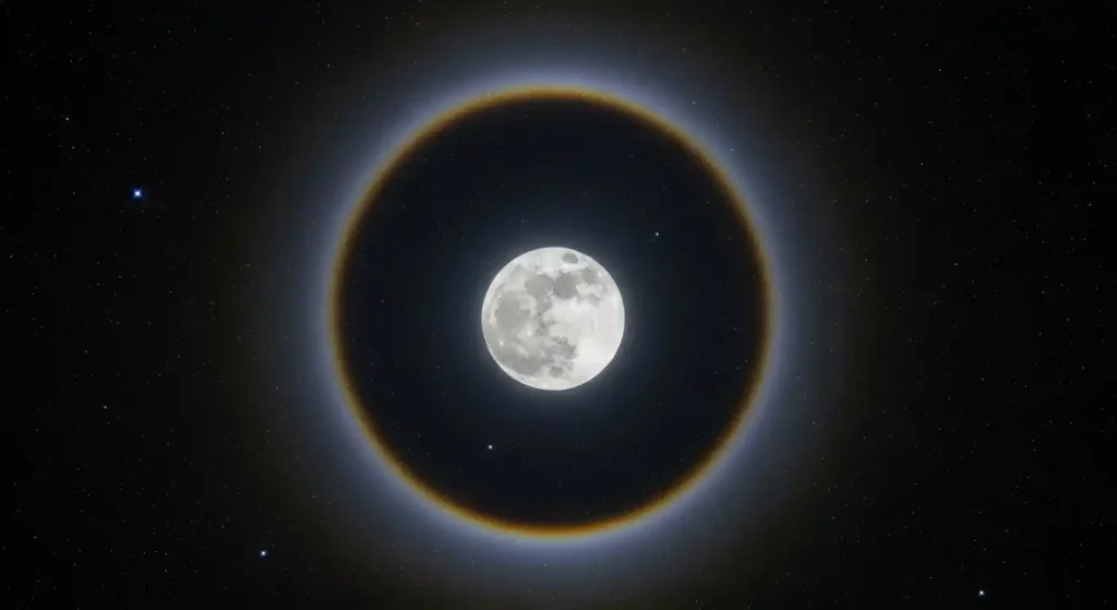 what does a ring around the moon mean spiritually