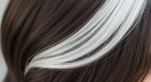 what does a white streak in hair symbolize