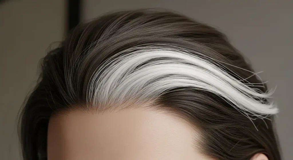 white streak in hair spiritual meaning